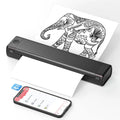 Portable Printer Bluetooth No Ink Thermal A4 Wireless Travel Mobile Connectivity - Image 1