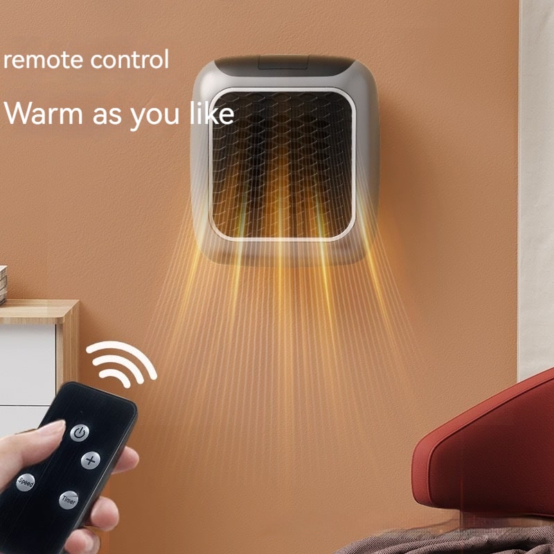 Portable Space Heater with Wall Mounted Plug in Design and Digital LED Display - Image 19