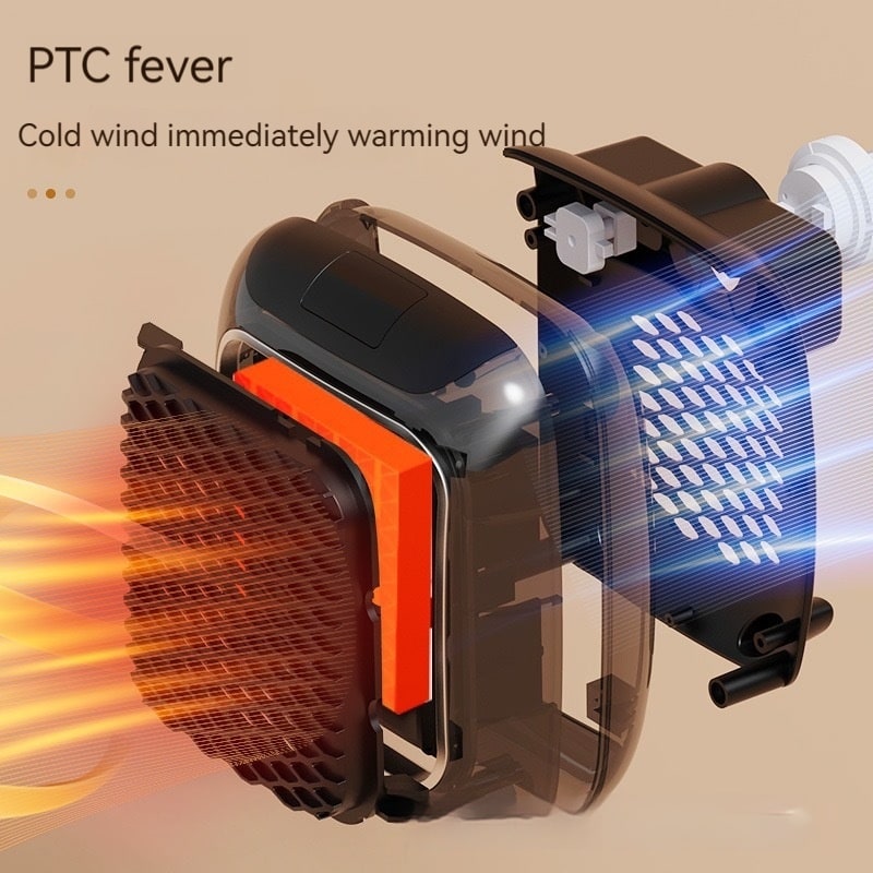 Portable Space Heater with Wall Mounted Plug in Design and Digital LED Display - Image 20