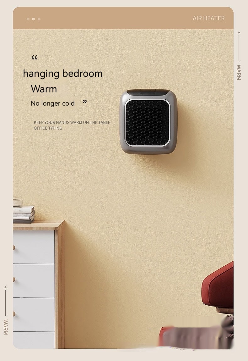 Portable Space Heater with Wall Mounted Plug in Design and Digital LED Display - Image 21