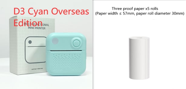 Portable Thermal Printer with Direct Label and Pocket-Sized Wireless Bluetooth Design - Image 2
