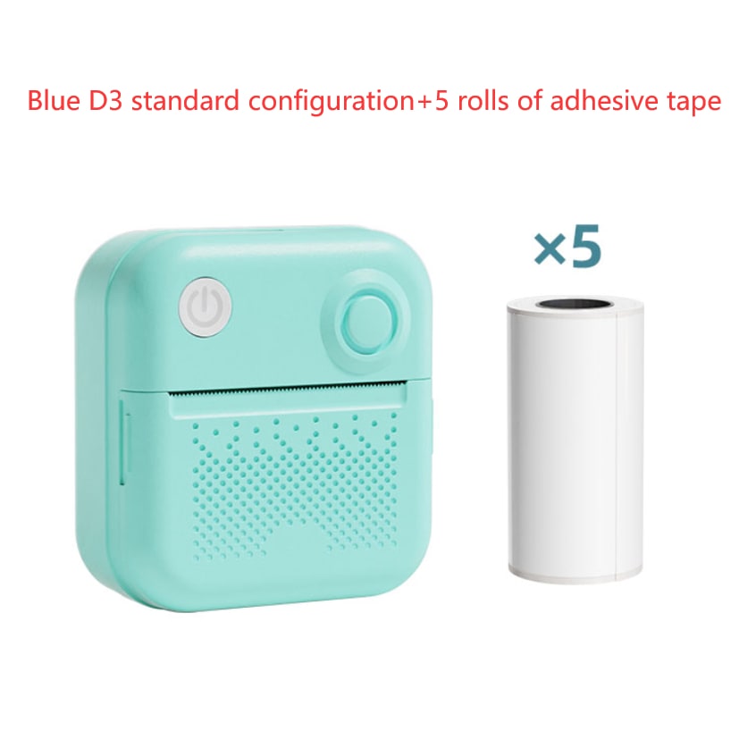 Portable Thermal Printer with Direct Label and Pocket-Sized Wireless Bluetooth Design - Image 3