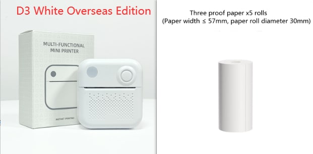 Portable Thermal Printer with Direct Label and Pocket-Sized Wireless Bluetooth Design - Image 6