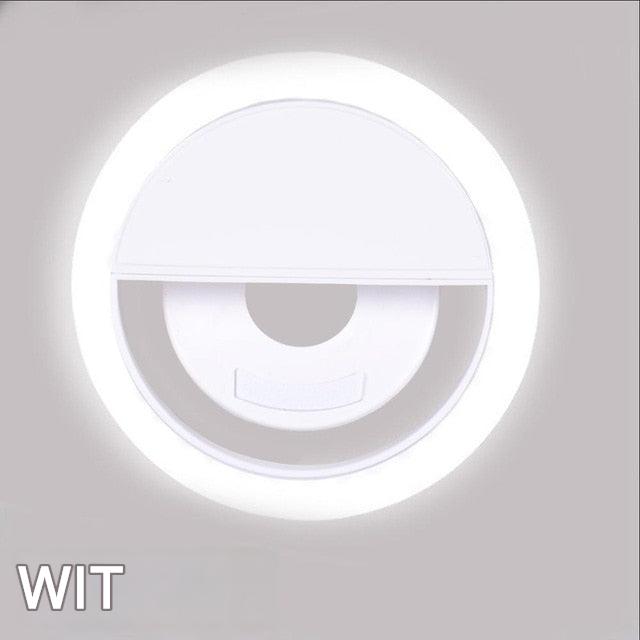 Portable Selfie Ring Light for Photography and Video – Clip-On LED Lighting for Content Creation, Selfies and Video Calls