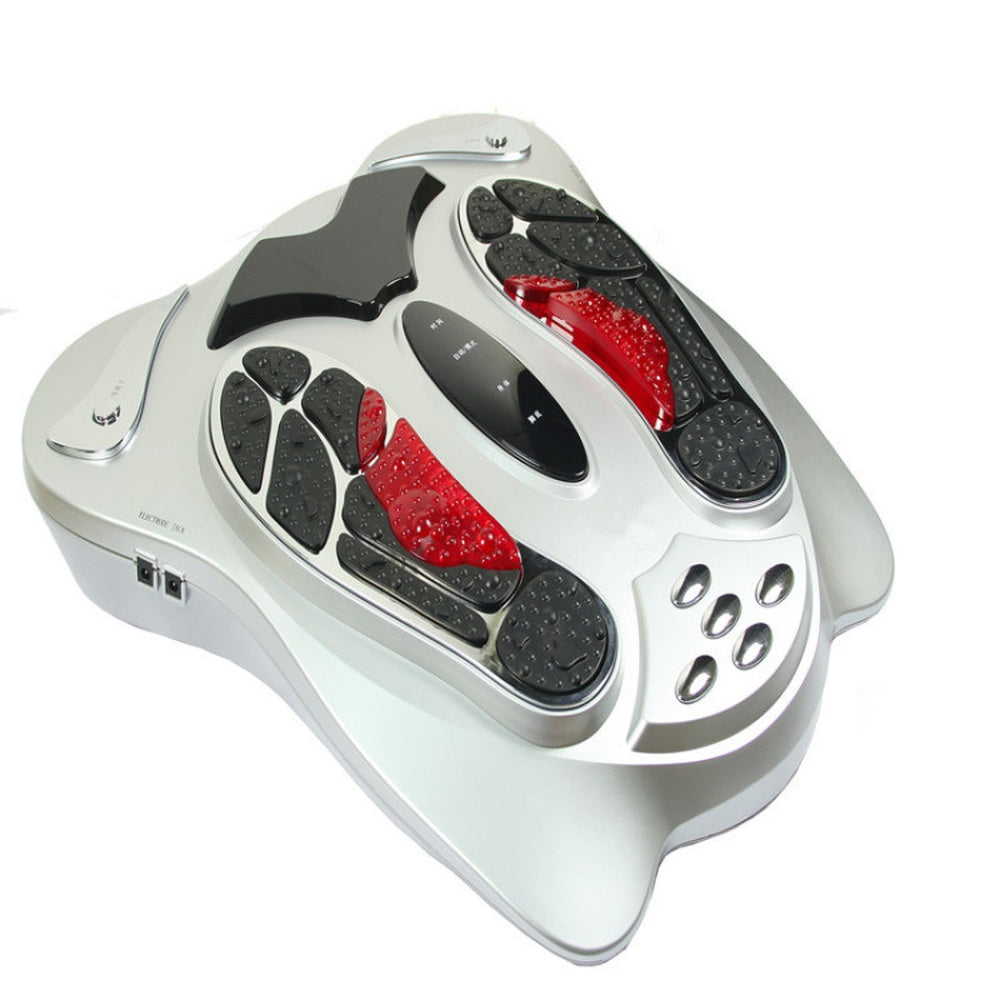 Foot Circulation Machine Tens Ems Massager with Wireless Remote Control and Electrode Pads