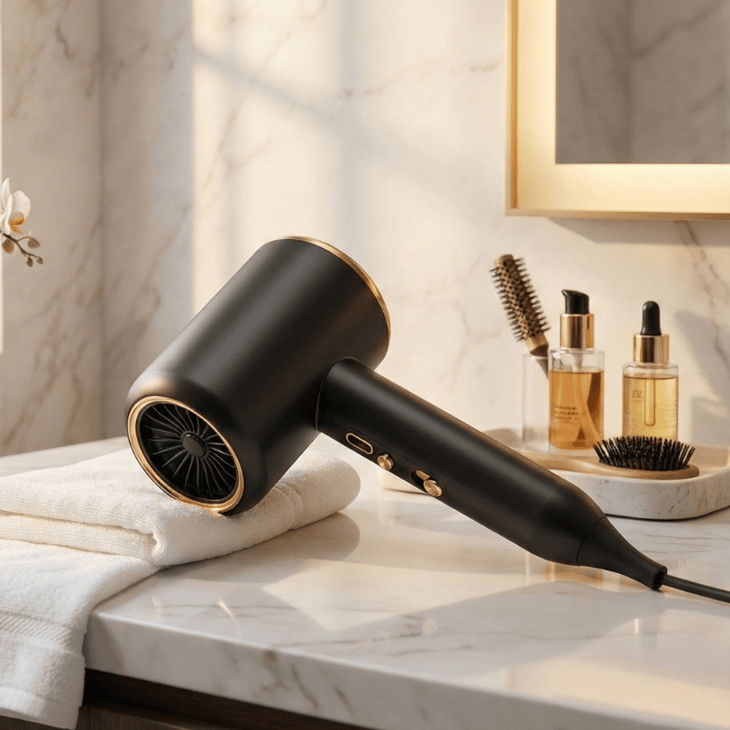 Professional Ion Technology Fast Drying Hair Dryer Ionic Frizz Reducing LED 2400w - Image 1