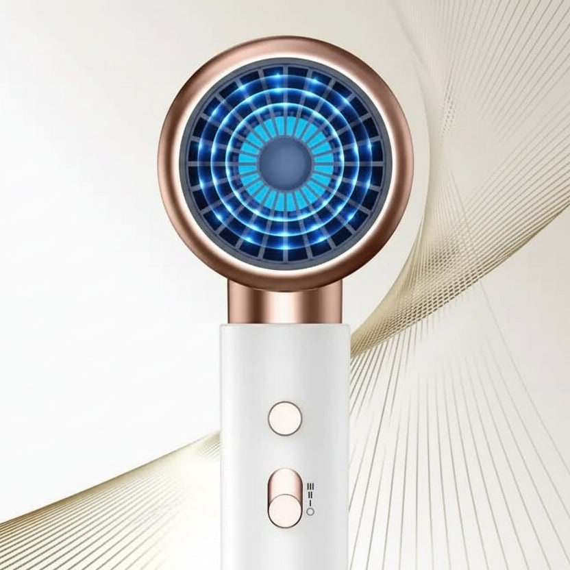 Professional Ion Technology Fast Drying Hair Dryer Ionic Frizz Reducing LED 2400w - Image 5