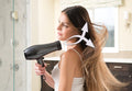 Professional Lightweight Hair Dryer Attachments Oscillating Concentrator Metallic Portable - Image 1