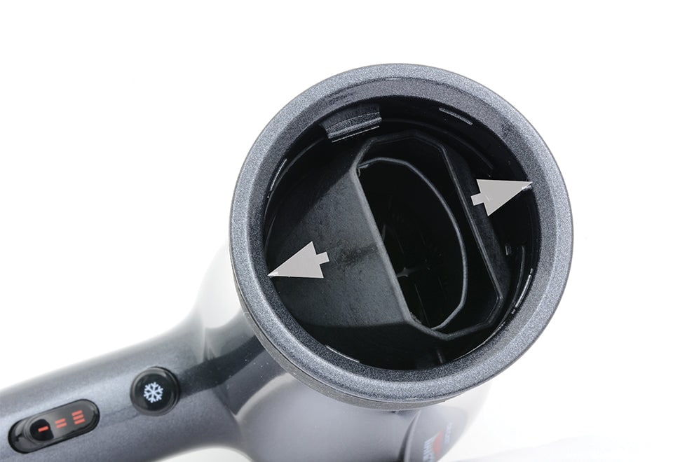 Professional Lightweight Hair Dryer Attachments Oscillating Concentrator Metallic Portable - Image 3