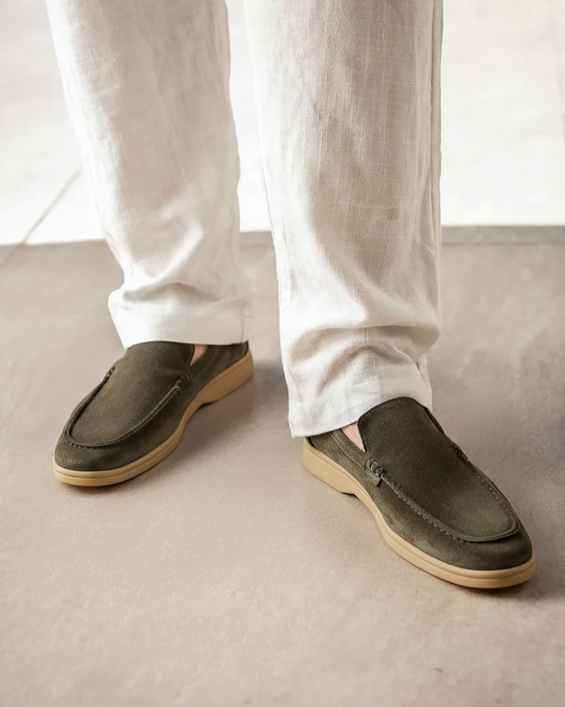 Luxury Suede Loafers with Classic Elegance