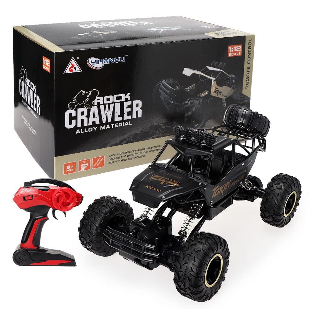 Rc Monster Truck with 4x4 Rock Crawler Off-Road Drive and Shock Suspension - Image 17