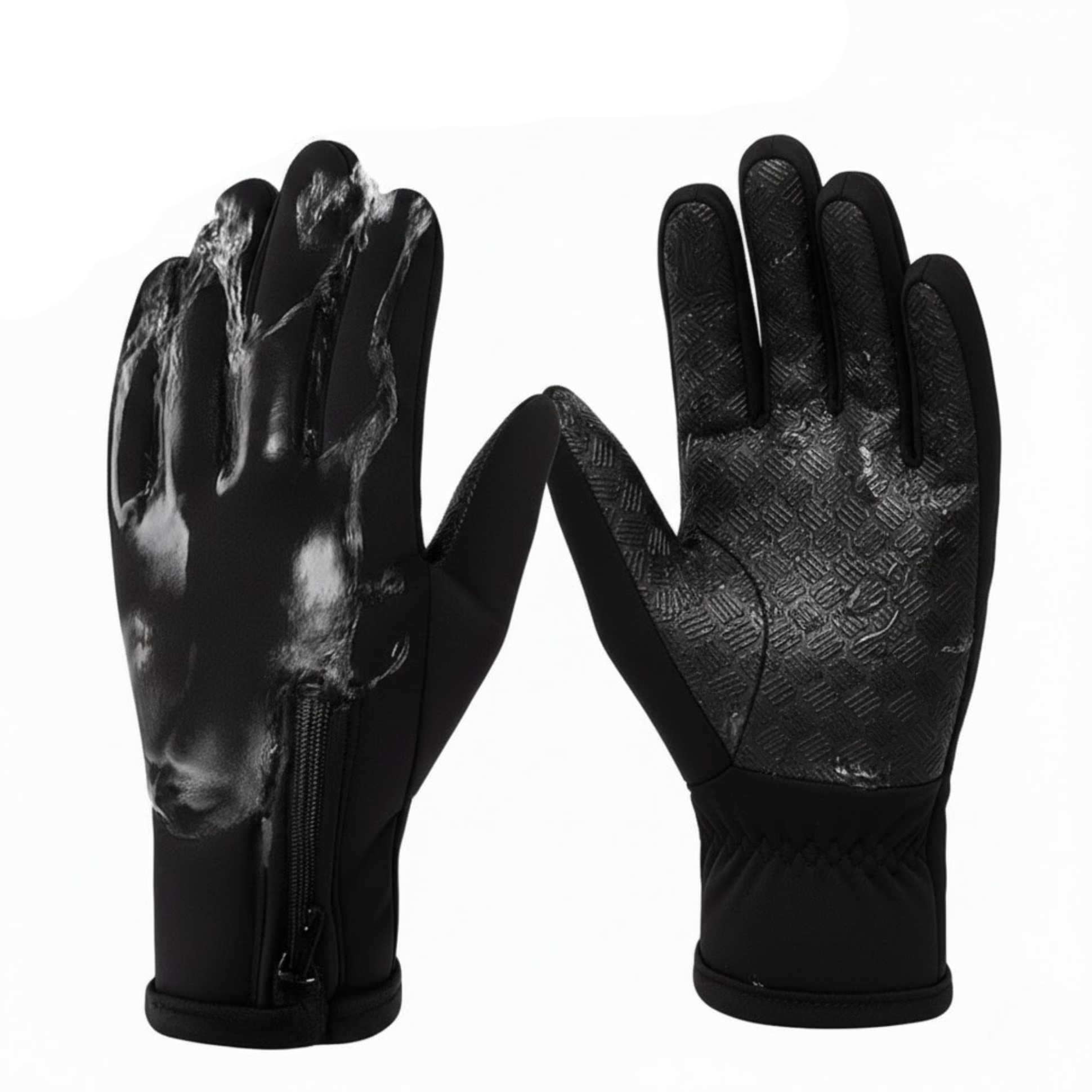 Rechargeable Heated Gloves for Skiing and Winter with Waterproof Touchscreen Thermal Grip - Image 4