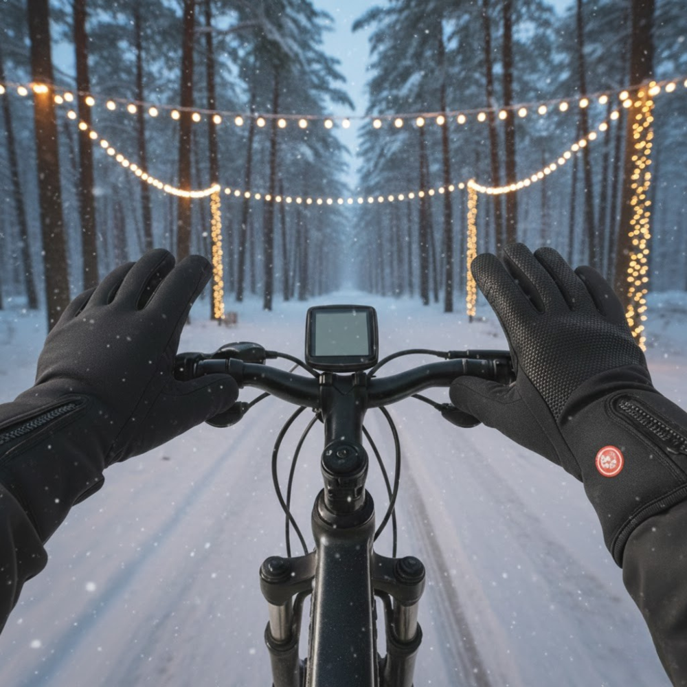 Rechargeable Heated Gloves for Skiing and Winter with Waterproof Touchscreen Thermal Grip - Image 5