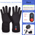 Rechargeable Heated Gloves with Touchscreen Fingertips for Winter Biking and Cold Weather Work - Image 3
