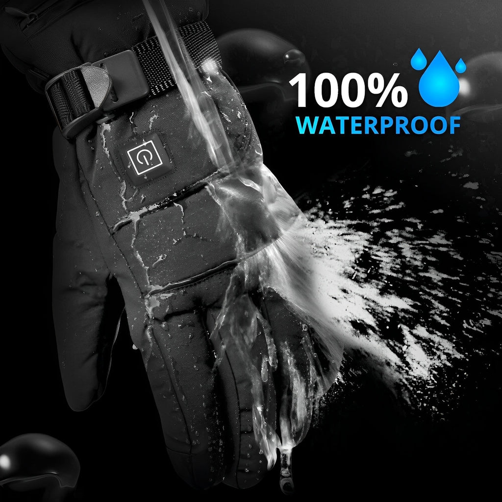 Rechargeable Heated Gloves with Touchscreen Fingertips Waterproof Design and Three Heat Settings - Image 2