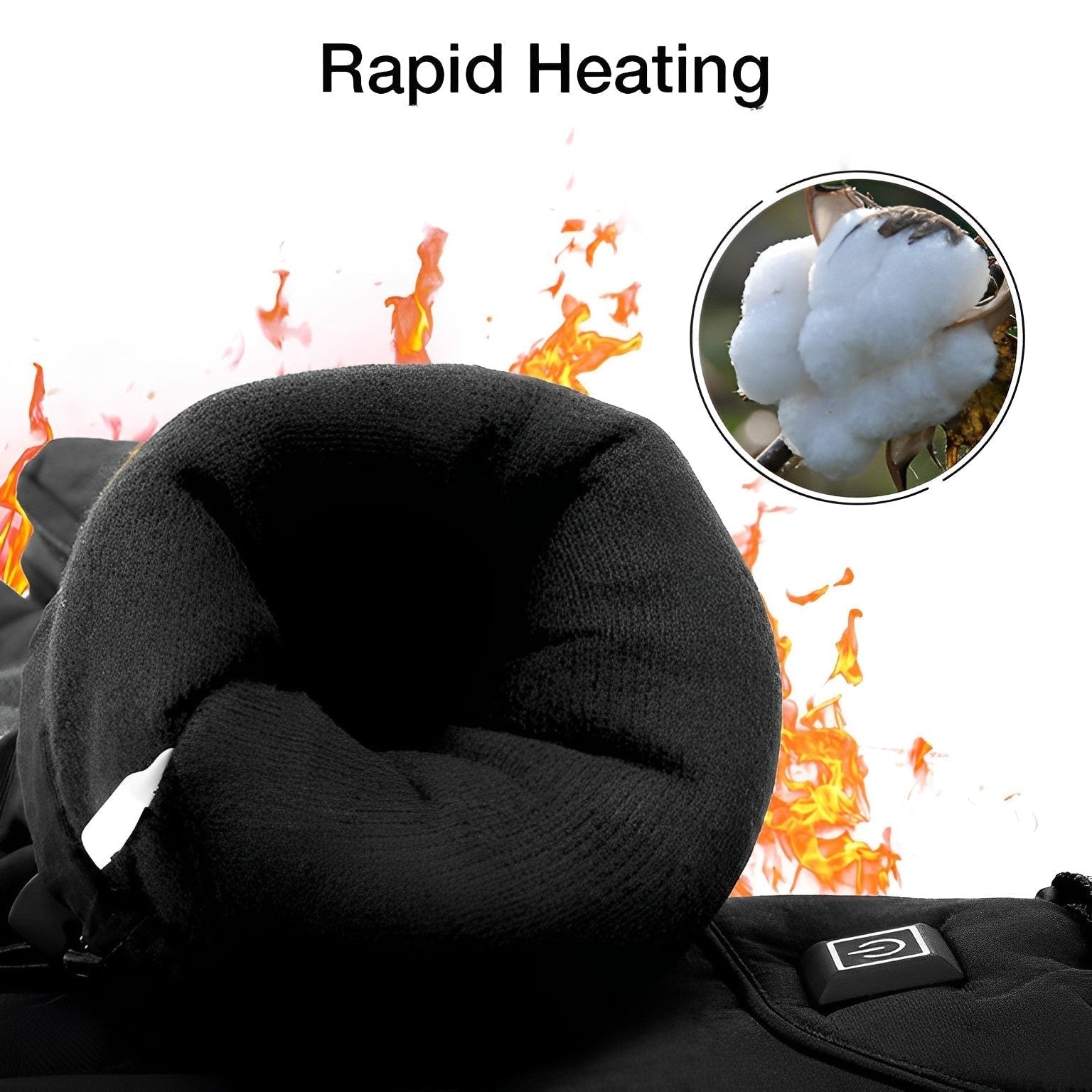 Rechargeable Heated Gloves with Touchscreen Fingertips Waterproof Design and Three Heat Settings - Image 6
