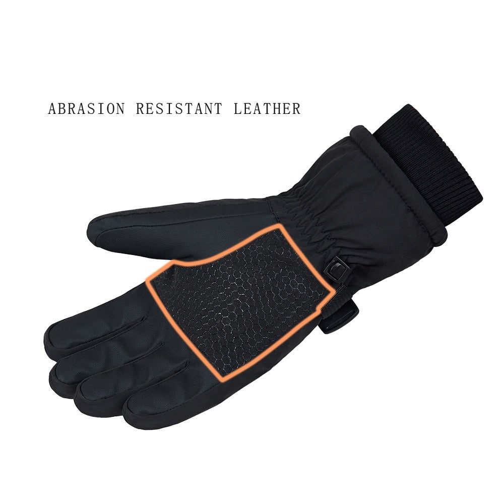 Rechargeable Heated Gloves with Waterproof Battery Power 3 Heat Levels and Touchscreen Fingertips - Image 7