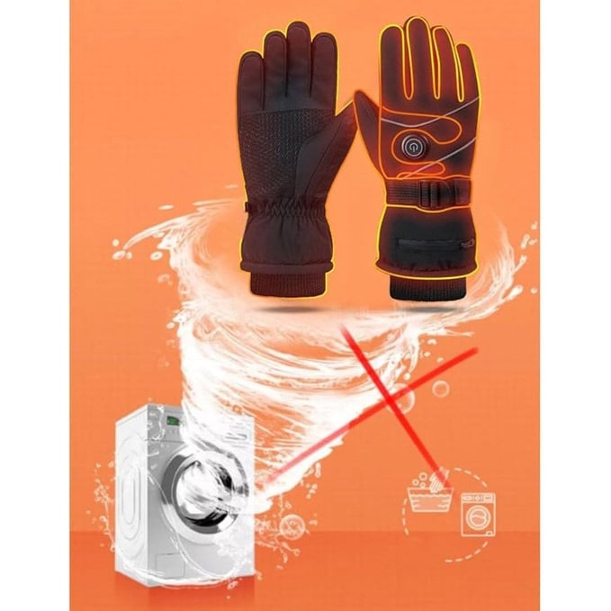 Rechargeable Heated Gloves with Waterproof Battery Power 3 Heat Levels and Touchscreen Fingertips - Image 9