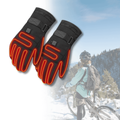 Rechargeable Heated Winter Snow Ski Gloves with Touchscreen Fingertips and Battery Packs - Image 1