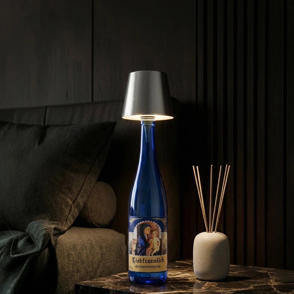 Rechargeable LED Bottle Lamp Warm White Cordless Portable Wireless Mini Usb - Image 17