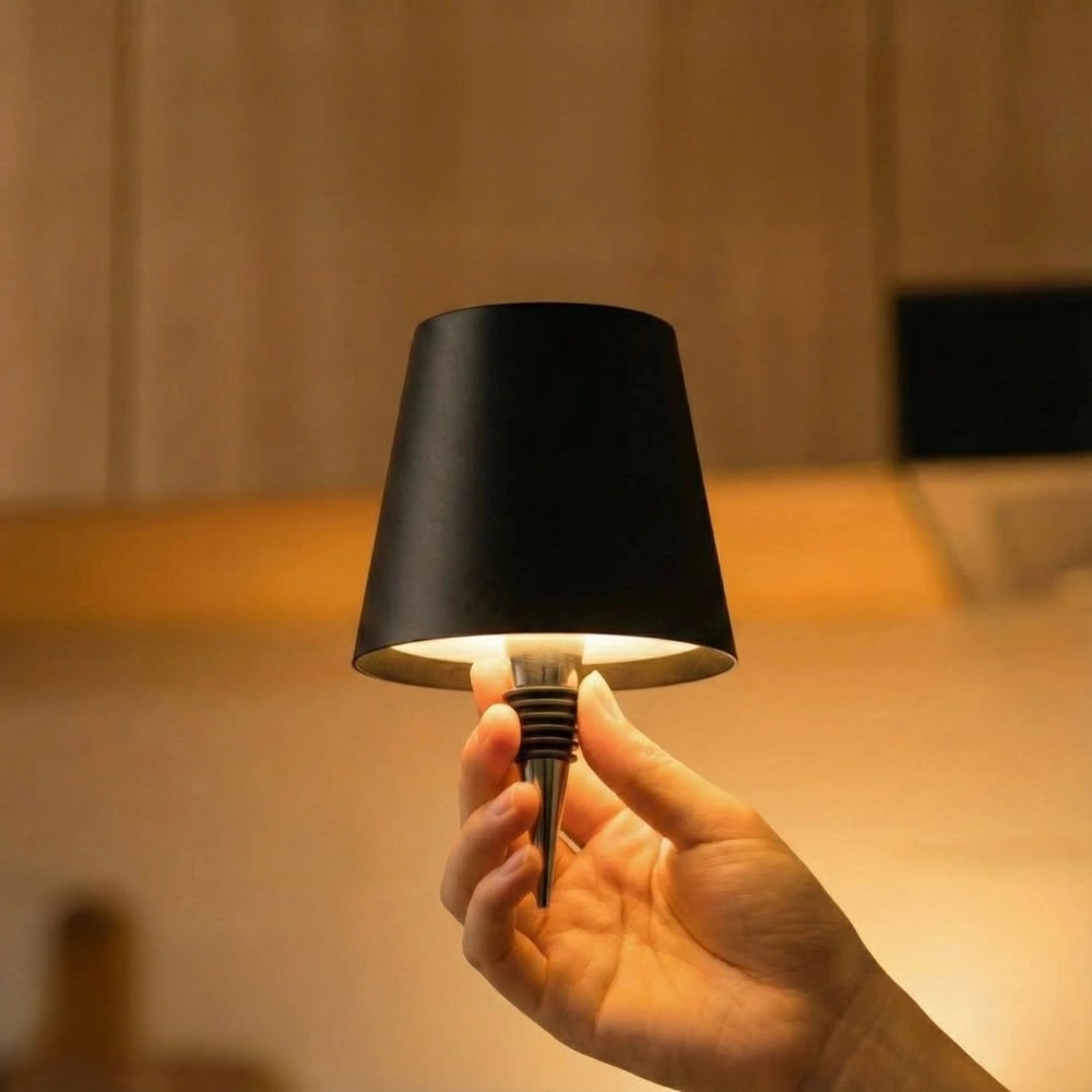Rechargeable LED Bottle Lamp Warm White Cordless Portable Wireless Mini Usb - Image 20