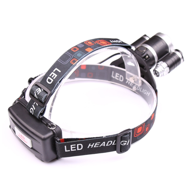 Rechargeable LED Headlamp with Red Light and Adjustable Zoomable Straps Hard Hat - Image 3