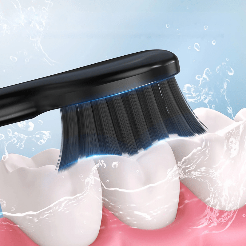 Rechargeable Ultrasonic Electric Toothbrush Portable USB LED Replacement Heads Travel Case - Image 5