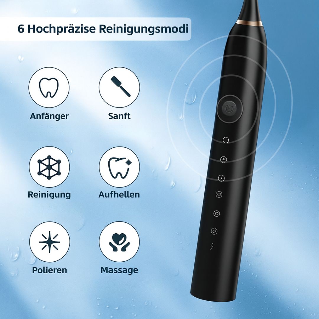 Rechargeable Ultrasonic Electric Toothbrush Sonic Wireless LED Dock Vibrating - Image 3