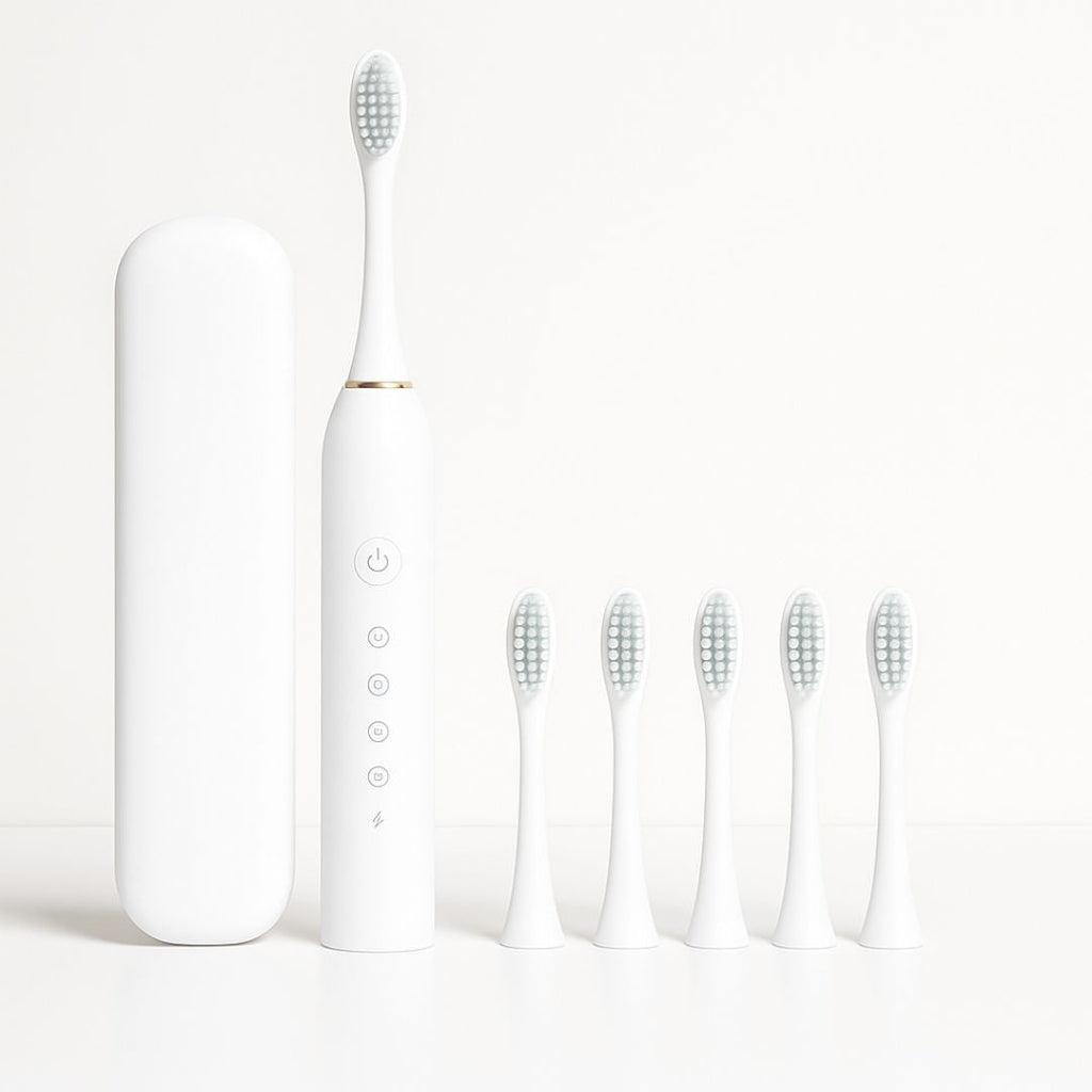 Rechargeable Ultrasonic Electric Toothbrush Sonic Wireless LED Dock Vibrating - Image 6