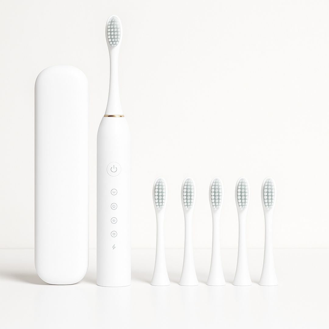 Rechargeable Ultrasonic Electric Toothbrush Sonic Wireless LED Dock Vibrating - Image 6
