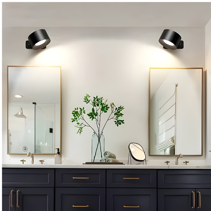 Rechargeable Wall Sconce and Modern Lamp with 360° Rotating Magnetic Head and Remote Control - Image 13