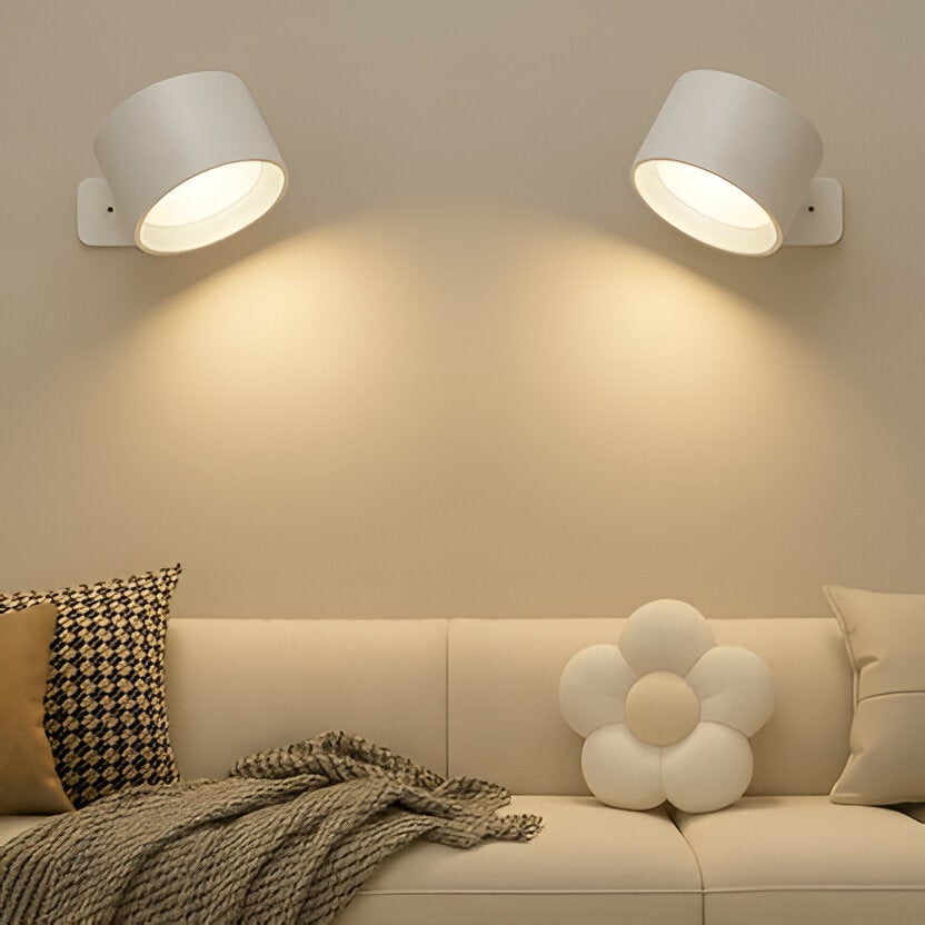 Rechargeable Wall Sconce with 360° Rotation Magnetic Head and Wireless LED Lighting - Image 1