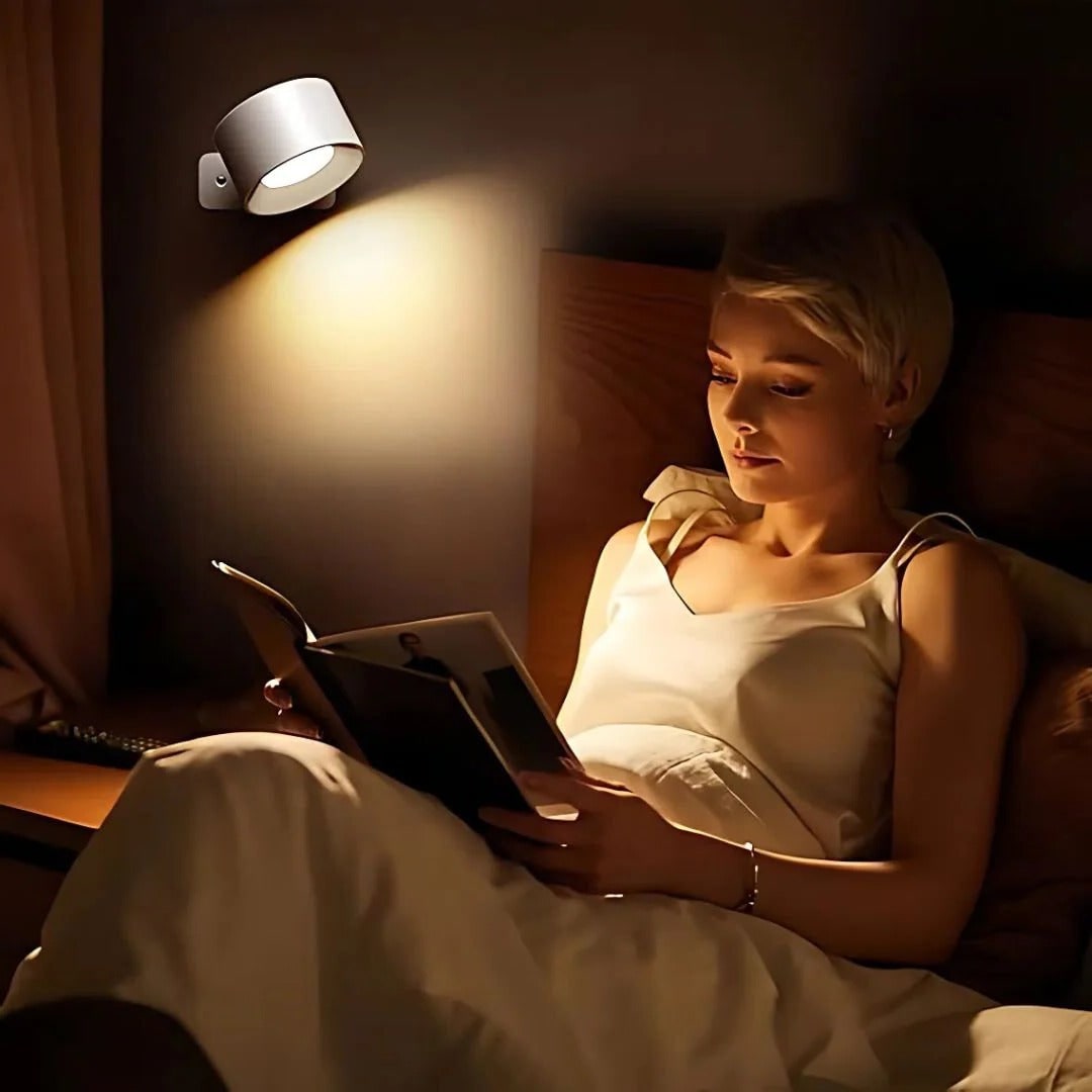 Rechargeable Wall Sconce with 360° Rotation Magnetic Head and Wireless LED Lighting - Image 4