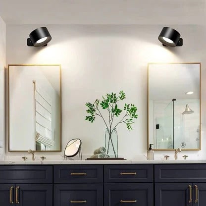 Rechargeable Wall Sconce with 360° Rotation Magnetic Head and Wireless LED Lighting - Image 9