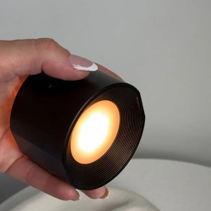 Rechargeable Wall Sconce with Battery Operated Modern Lighting Magnetic Rotation and Remote Control - Image 1