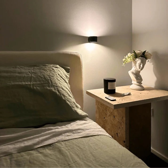 Rechargeable Wall Sconce with Battery Operated Modern Lighting Magnetic Rotation and Remote Control - Image 9