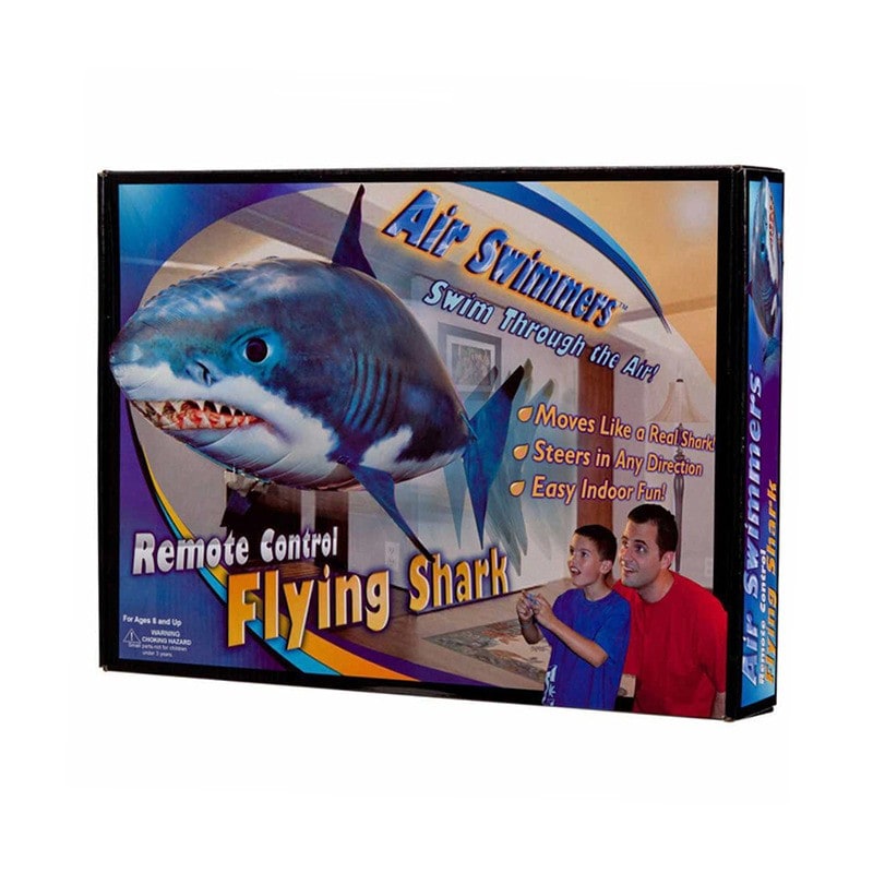 Remote Control Flying Shark Toy with Inflatable Design and Movable Tail Fin - Image 1