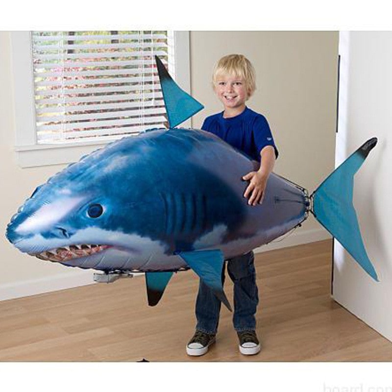 Remote Control Flying Shark Toy with Inflatable Design and Movable Tail Fin - Image 6