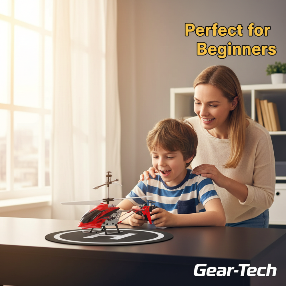 Remote Control Helicopter with Dual Rotors Metal Frame and Crash-Resistant Design for Indoor Flight - Image 13