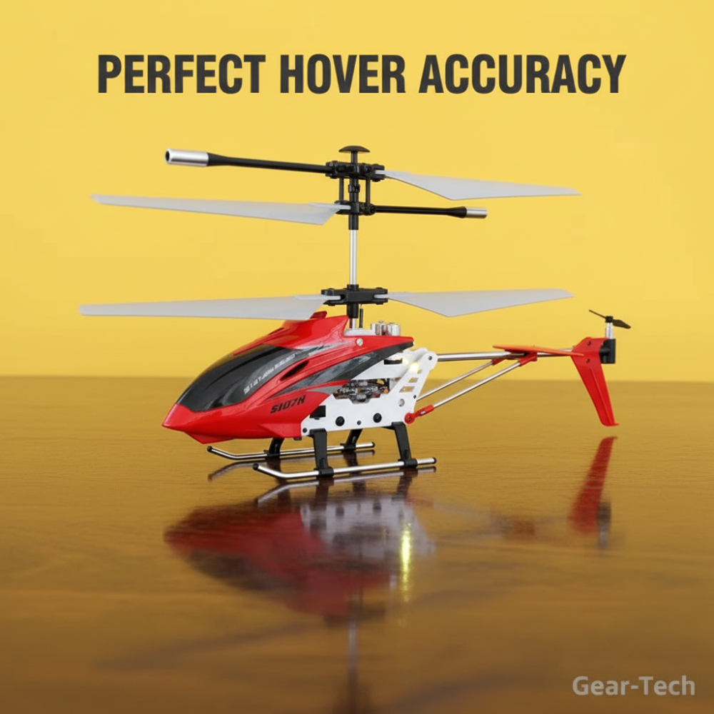 Remote Control Helicopter with Dual Rotors Metal Frame and Crash-Resistant Design for Indoor Flight - Image 16