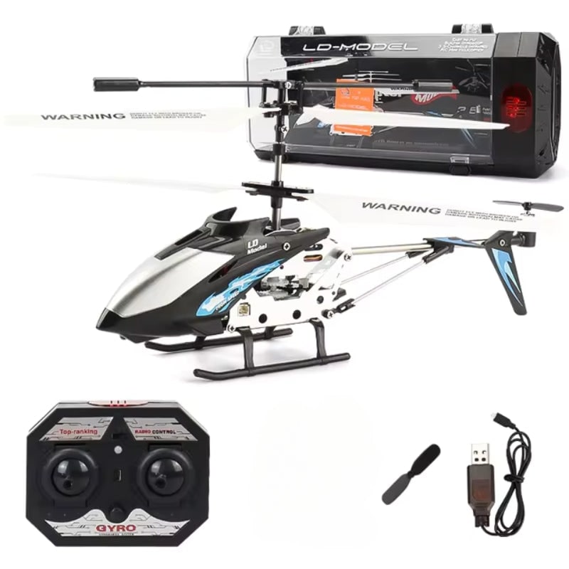 Remote Control Helicopter with Dual Rotors Metal Frame and Crash-Resistant Design for Indoor Flight - Image 23