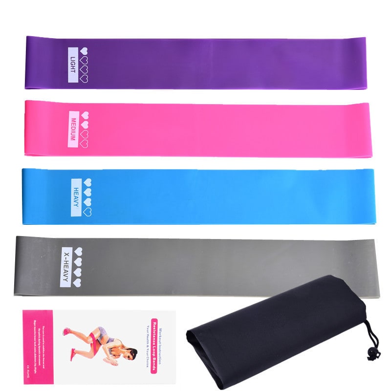 Resistance Bands Exercise Workout Strength Training Loop with Carrying Pouch for Yoga Fitness - Image 10