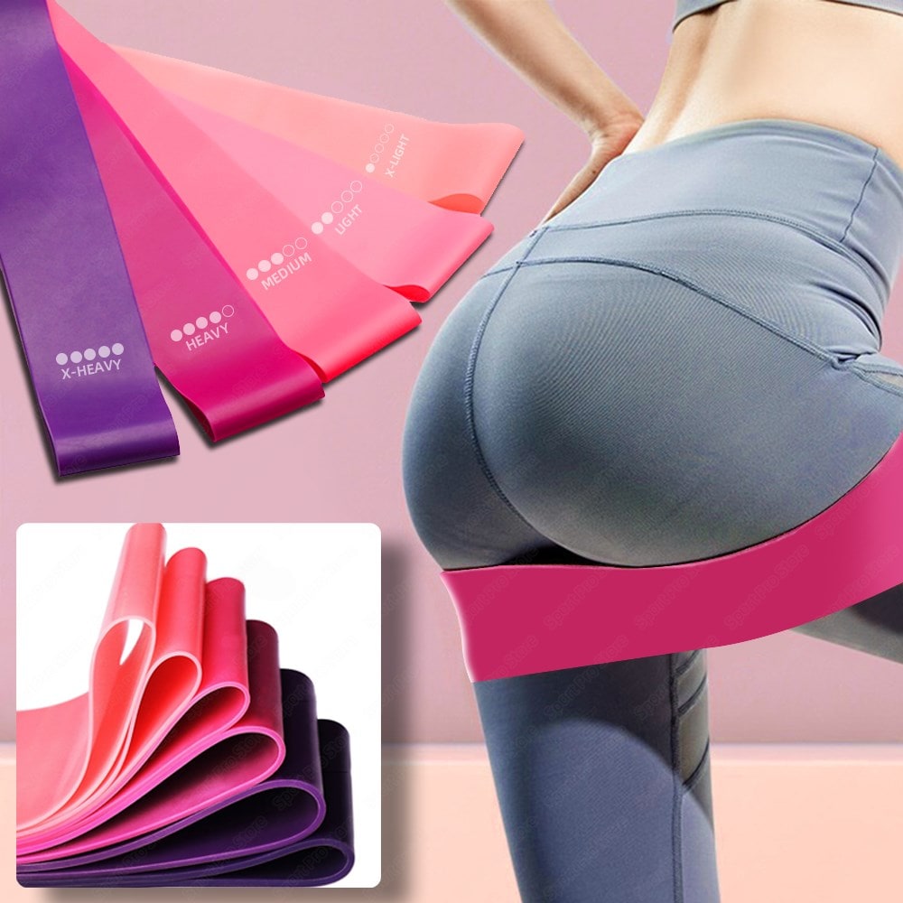 Resistance Bands Exercise Workout Strength Training Loop with Carrying Pouch for Yoga Fitness - Image 13