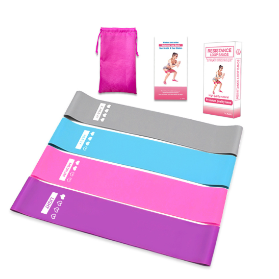 Resistance Bands Exercise Workout Strength Training Loop with Carrying Pouch for Yoga Fitness - Image 5