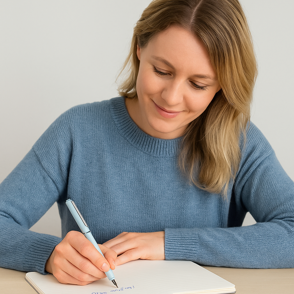 Retractable Fountain Pen with Fine Nib and Smooth Ink Flow - Image 1