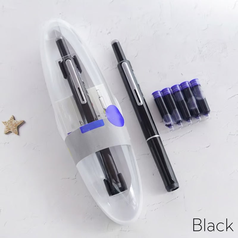 Retractable Fountain Pen with Fine Nib and Smooth Ink Flow - Image 11