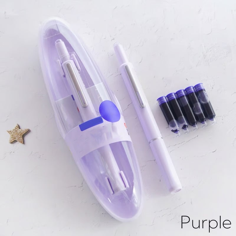 Retractable Fountain Pen with Fine Nib and Smooth Ink Flow - Image 13
