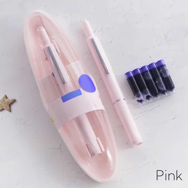 Retractable Fountain Pen with Fine Nib and Smooth Ink Flow - Image 14