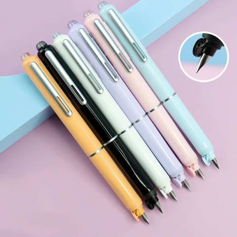 Retractable Fountain Pen with Fine Nib and Smooth Ink Flow - Image 4