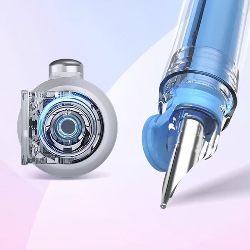 Retractable Fountain Pen with Fine Nib and Smooth Ink Flow - Image 5